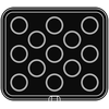 Vložka - forma pro zařízení COOKMATIC a COOKMATIC SPECIAL pro 13 kusů o rozměrech 60x20 mm, kruh | PAVONI, PIASTRA24
