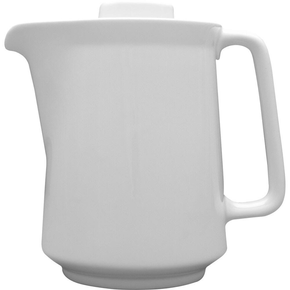 Čajník z bílého porcelánu 0,46 l | LUBIANA, Kaszub/Hel