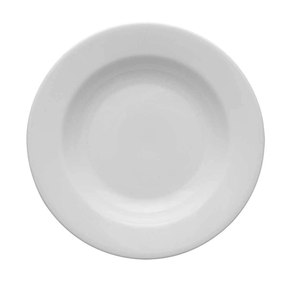 Hluboký talíř z bílého porcelánu o průměru 24 cm | LUBIANA, Kaszub/Hel