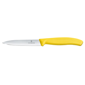 Nůž na zeleninu, hladký, 10 cm, žlutý | VICTORINOX, Swiss Classic