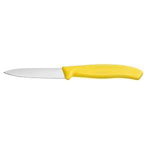 Nůž na zeleninu, hladký, 8 cm, žlutý | VICTORINOX, Swiss Classic