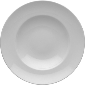 Talíř z bílého porcelánu na těstoviny o průměru 27 cm | LUBIANA, Kaszub/Hel