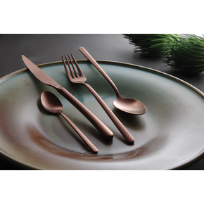 Widelec stołowy 21,3 cm | FINE DINE, Amarone Bronze
