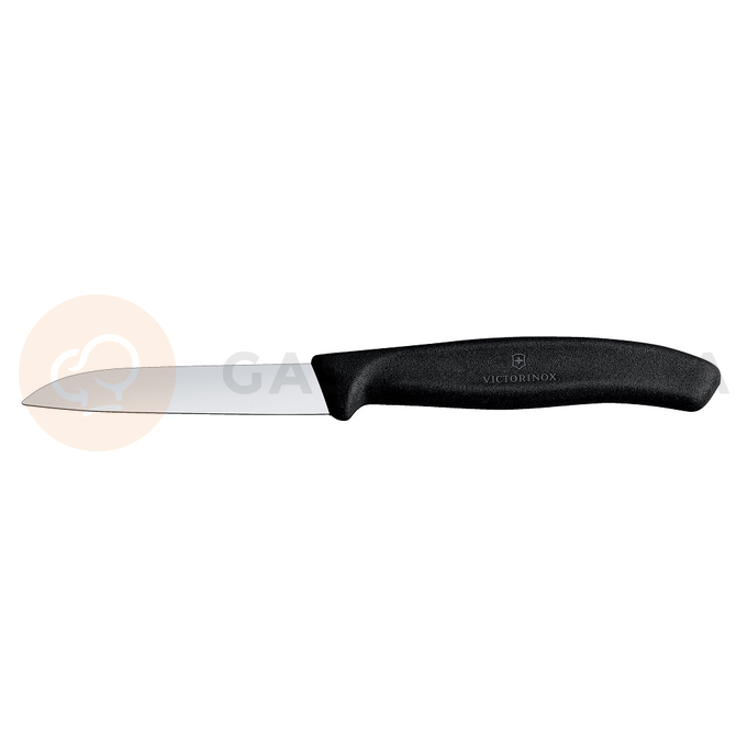 Nůž na obírání, 8 cm, černý | VICTORINOX, Swiss Classic