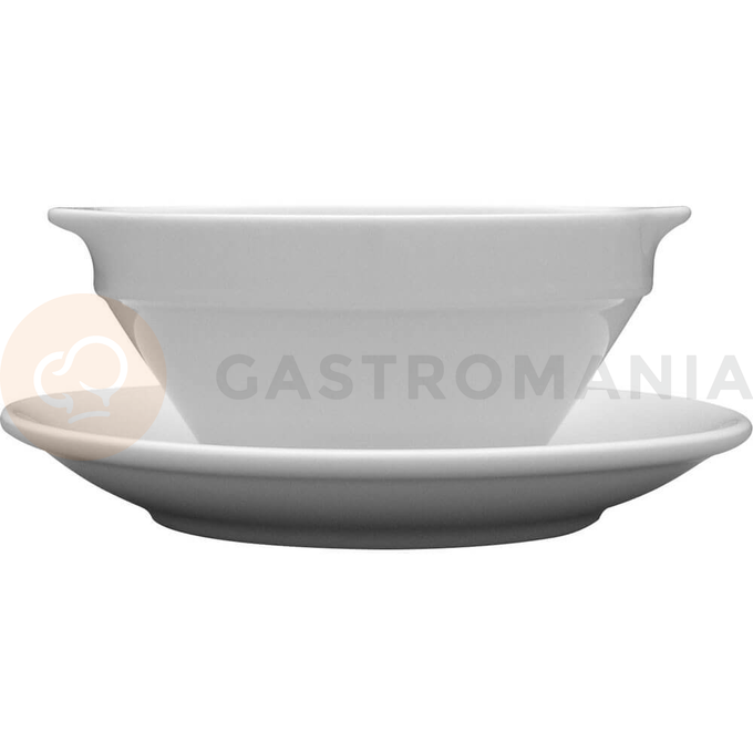 Podšálek z bílého porcelánu pro mísu na polévku, 16 cm | LUBIANA, Kaszub/Hel