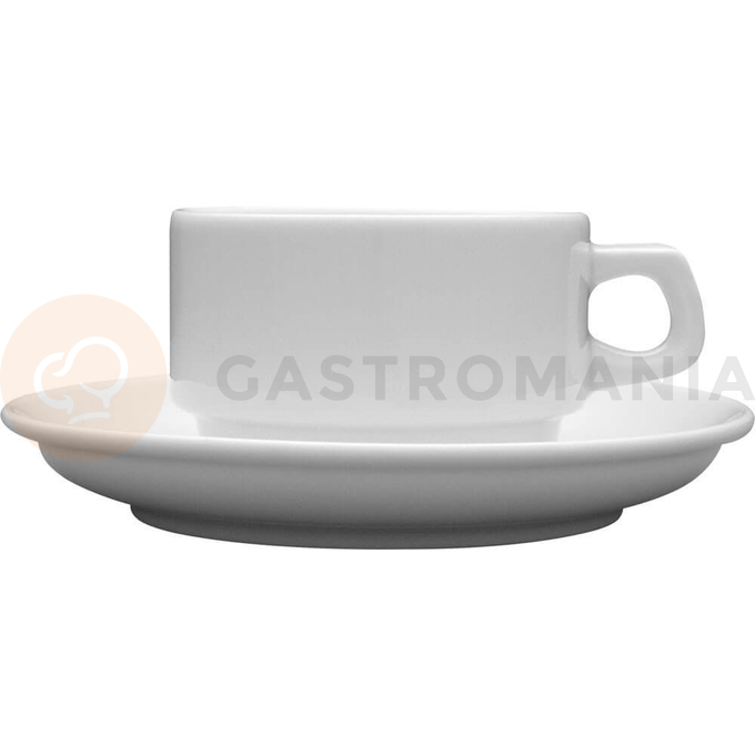 Podtácek pro mísu na polévku z bílého porcelánu, 16 cm | LUBIANA, Kaszub/Hel