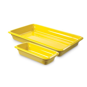 Porcelánová nádoba GN ½ 65 mm, žlutá | FINE DINE, 783245