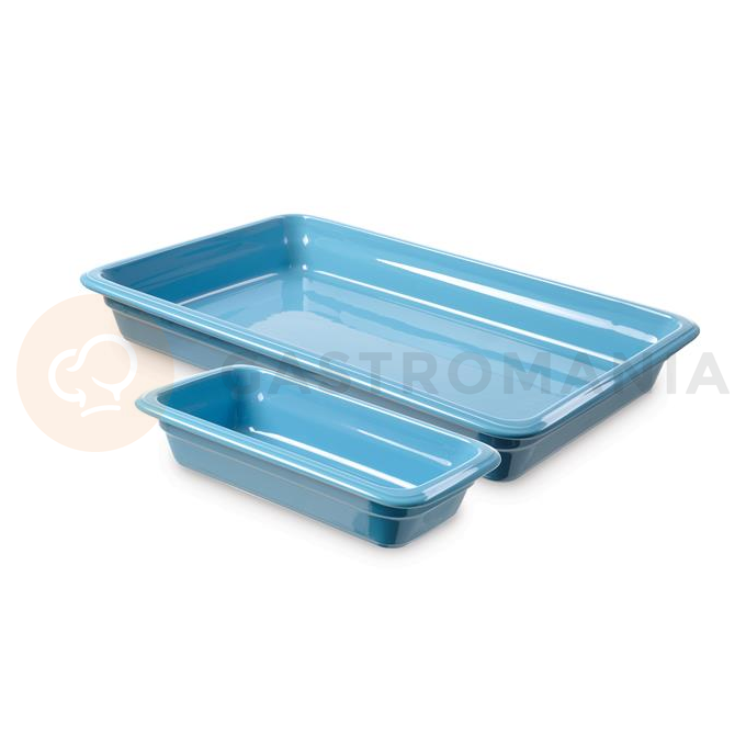 Porcelánová nádoba GN ½ 65 mm, modrá | FINE DINE, 783221