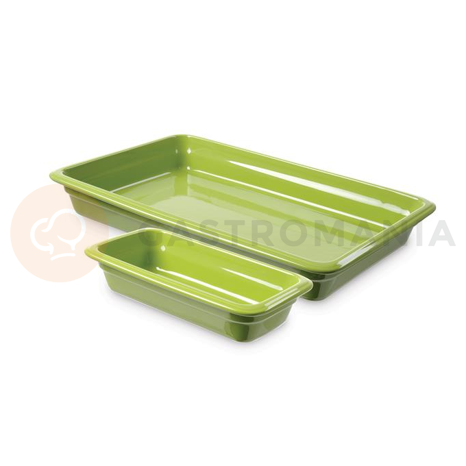 Porcelánová nádoba GN ½ 65 mm, zelená | FINE DINE, 783252