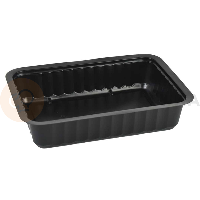 Černý, 1 - komorový box, vhodný k zatavení, 137x96x49 mm, 375 ml, 2000 ks | CHEFFY, Alphacel CL 375 N