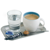 Obdélníkový tác na servírovaní kávy 215x130 mm, saténový | APS, Kaffeehaus