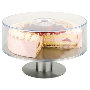Patera nierdzewna, obrotowa do tortów i ciast, średnica: 30,5x9 cm | APS, Inox