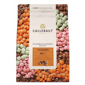 Aromatizovaná čokoláda karamelová, 31,1% Callets&amp;#x2122;, 2,5 kg balení | CALLEBAUT, CHF-N3438CARE4-U70