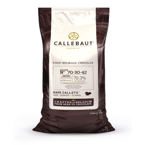 Hořká čokoláda 70,3% Callets&amp;#x2122; 10 kg balení | CALLEBAUT, 70-30-42NV-01B