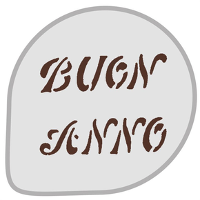 Šablona na zdobení dezertů, Buon Anno - MASK32 | MARTELLATO, PLASTIC STENCIL