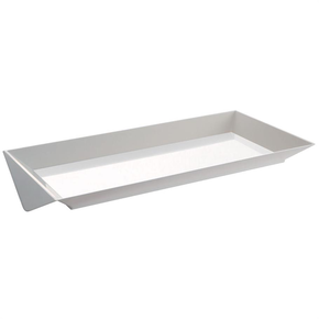 Sada jednorázových talířů, Bílý - 110 mm x 245 mm x 18 mm - ZENTR01 | MARTELLATO, MONOUSO &amp; TAKE AWAY