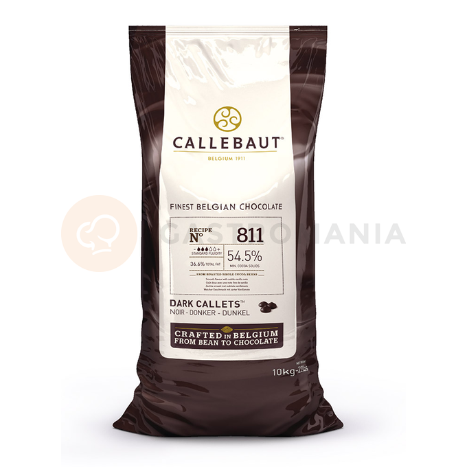 Hořká čokoláda 54,5% Callets &amp;#x2122; 10 kg balení | CALLEBAUT, 811NV-01B