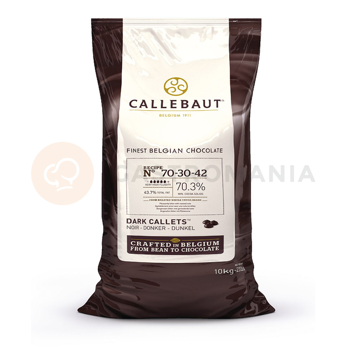 Hořká čokoláda 70,3% Callets&amp;#x2122; 10 kg balení | CALLEBAUT, 70-30-42NV-01B