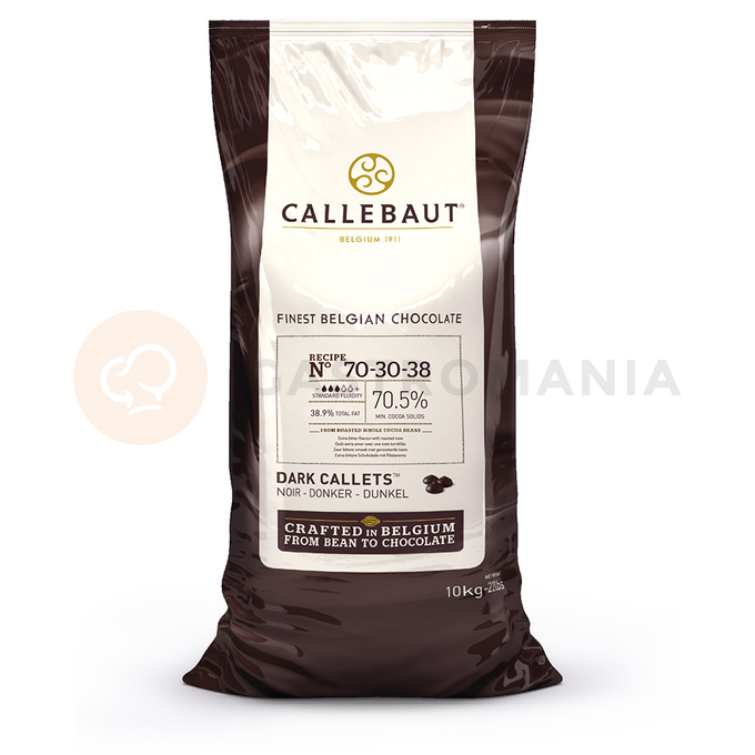 Hořká čokoláda 70,5% Callets&amp;#x2122; 10 kg balení | CALLEBAUT, 70-30-38NV-01B