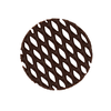 Čokoládová dekorace, kruh XL, ø 160 mm - 18 ks | MONA LISA, CHD-GD-19837E0-999