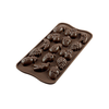 Forma na čokoládu a pralinky - ovoce, 35x32x16 mm, 11 ml - SCG32 Choco Fruits | SILIKOMART, EasyChoc