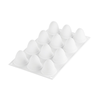 Forma na moučníky a dezerty - vejce 12x 30 ml, 34x47 mm | SILIKOMART, Egg 30