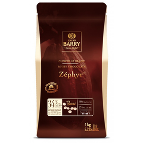 Bílá čokoláda - kuvertura Zéphyr&amp;#x2122; 34%, 5 kg balení | CACAO BARRY, CHW-N34ZEPH-E4-U72