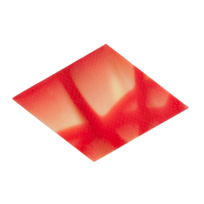 Čokoládová dekorace, růžový kosočtverec Jura, 40x60 mm - 360 szt | MONA LISA, CHX-PS-19822E0-999