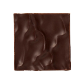 Dekorace z tmavé čokolády, čtverec Jura vlna, 30x30 mm - 150 ks | MONA LISA, CHD-PS-19830E0-999