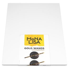 Čokoládová dekorace, zlatá hůlka 160 mm - 126 ks | MONA LISA, CHD-ST-18970E0-999