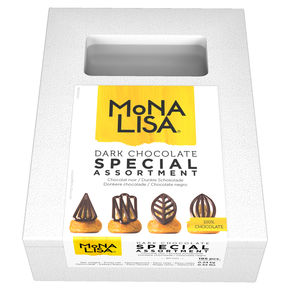 Čokoládová dekorace, speciální sada 60 mm - 195 ks | MONA LISA, CHD-OD-19824E0-999