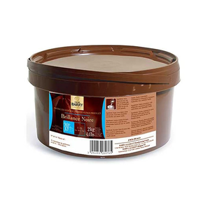 Glazura, poleva z hořké čokolády Brilliance Noire, 2 kg balení | CACAO BARRY, FWD-295-613