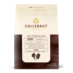 Hořká čokoláda na zmrzlinu 56,4% Callets&amp;#x2122; 2,5 kg balení | CALLEBAUT, ICE-45-DNV-552
