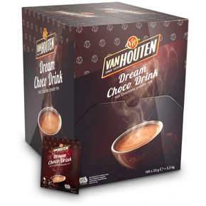 Horká čokoláda v sáčcích 15% Dream Choco Drink VH6, 100x23 g | VAN HOUTEN, VM-72146-V85