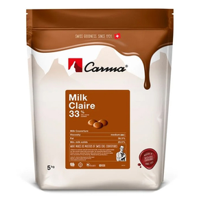 Mléčná čokoládová kuvertura Milk Claire 33%, balení 5 kg | CARMA, CHM-P007CLARE6-Z72