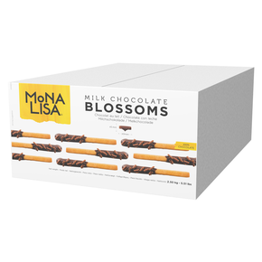Dekorační lístky z mléčné čokolády Blossoms, 5 - 9 mm, 4 kg | MONA LISA, CHM-BS-13783-75A