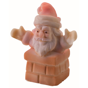 Silikonová 3D forma na pralinky - Santa Claus v komíně, 60x32x70 mm, 30SM080 | MARTELLATO, Silicone Idea