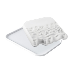 Sada silikonových forem pro dekoraci nádoby se zmrzlinou 1050 ml, 286x232x23 mm | SILIKOMART, Kit Choco Gel