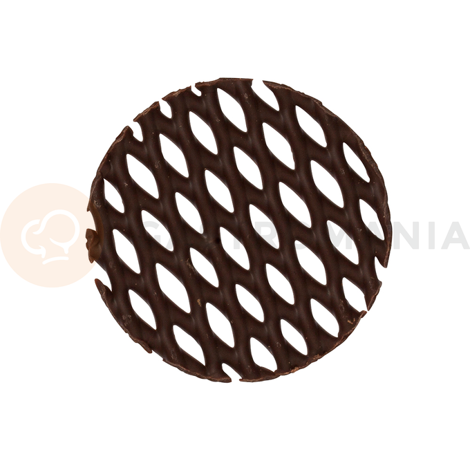Čokoládová dekorace, kruh XL, ø 160 mm - 18 ks | MONA LISA, CHD-GD-19837E0-999