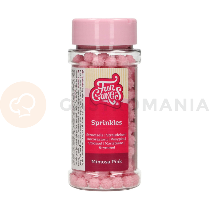 Cukrové sypání - mimosa 45 g, růžová | FUNCAKES, F52230
