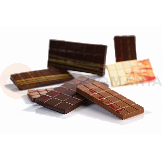 Forma na tabulkovou čokoládu, 5 ks, 130x55x8 mm, 20TC005 | MARTELLATO, Tavolette