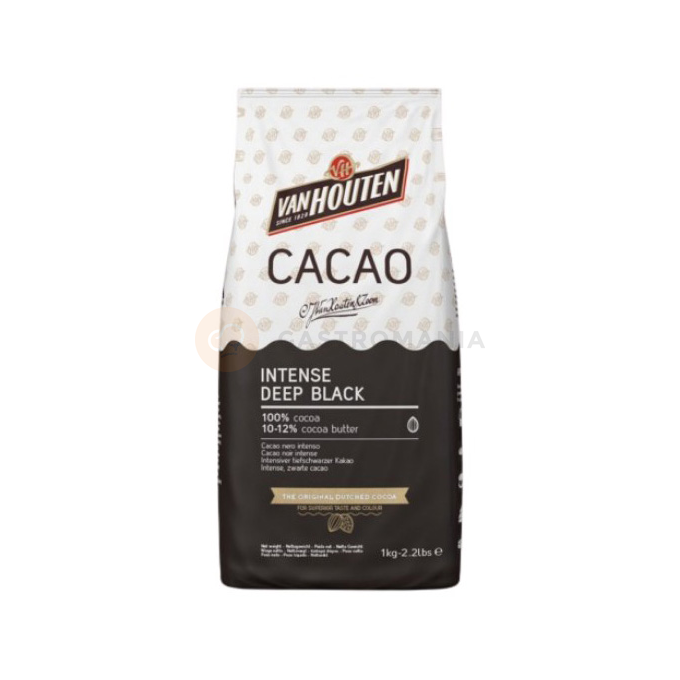 Kakaový prášek (alkalizovaný) Intense Deep Black, 1 kg balení | VAN HOUTEN, DCP-10Y352-VH-760