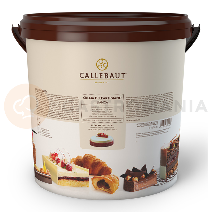 Poleva s příchutí bílé čokolády Bianco, 10kg  | CALLEBAUT, V00-OH35-ITWNV-T06