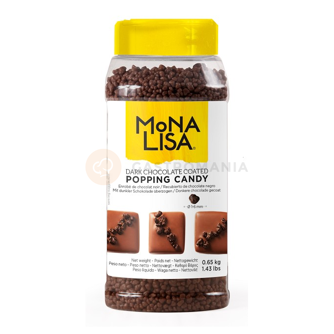 Praskavé kousky cukru v hořké čokoládě, 0,65 kg | MONA LISA, CHD-PN-6330-EX-999