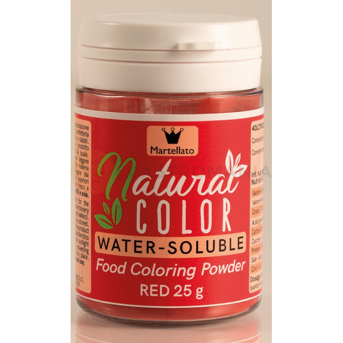 Přírodní barvivo v prášku - červená, 25 g - 40LCPN208 | MARTELLATO, Natural Color