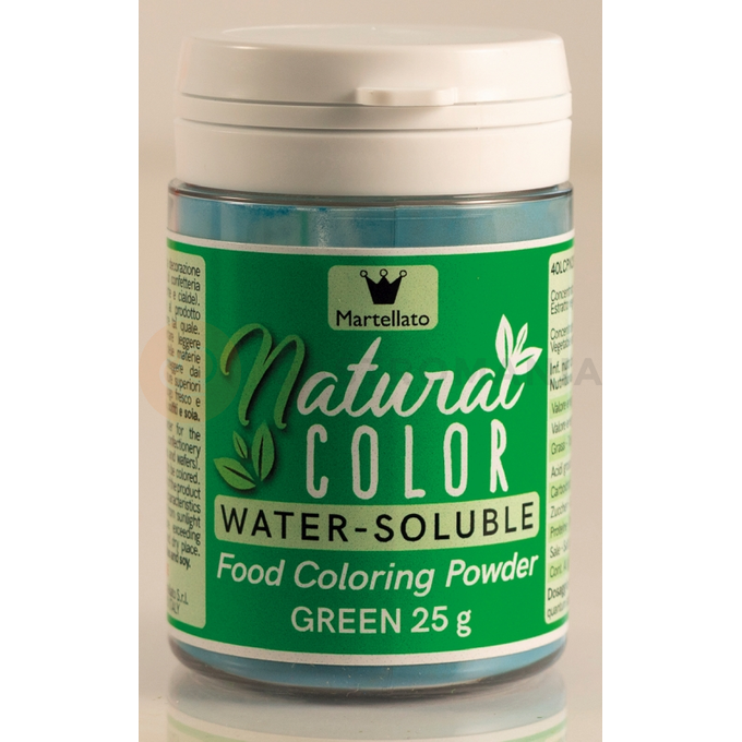 Přírodní barvivo v prášku - zelená, 25 g - 40LCPN209 | MARTELLATO, Natural Color