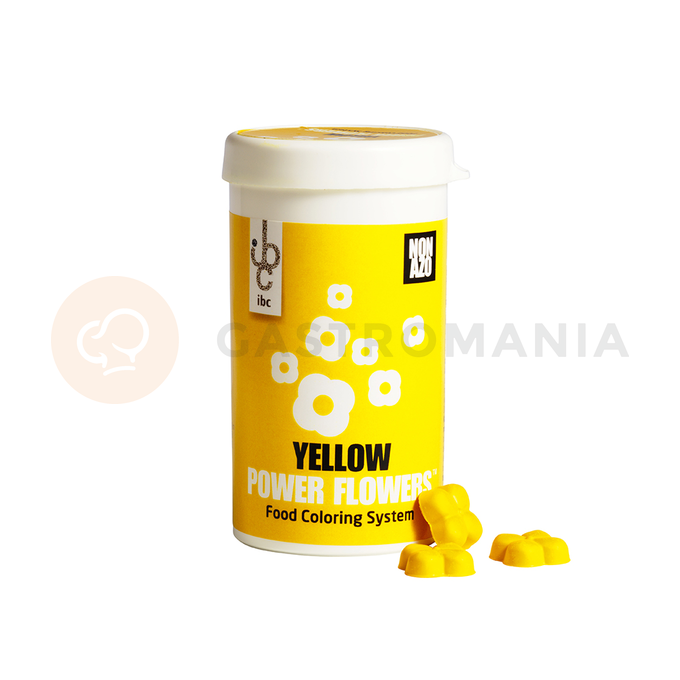 Žluté barvivo na čokoládu na bází kakaového másla Power Flowers&amp;#x2122;, 0,5 kg | MONA LISA, CLR-19436-999