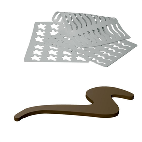 Silikonová forma na čokoládové dekorace, 390x290 mm - CHASIL10 | MARTELLATO, CHASIL10