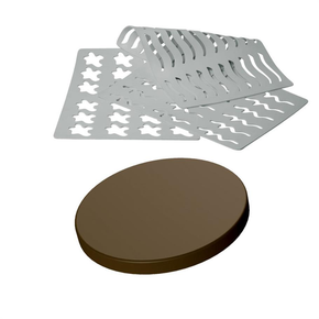 Silikonová forma na čokoládové dekorace, průměr 26 mm - CHASIL16 | MARTELLATO, CHASIL16