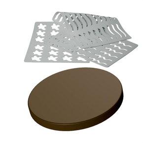 Silikonová forma na čokoládové dekorace, průměr 36 mm - CHASIL17 | MARTELLATO, CHASIL17